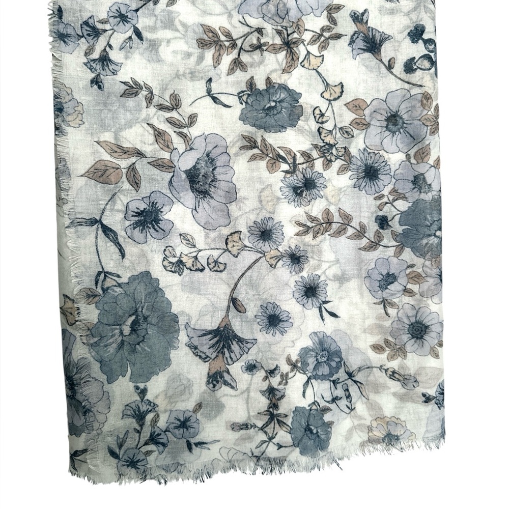 Floral Patterned Scarf
